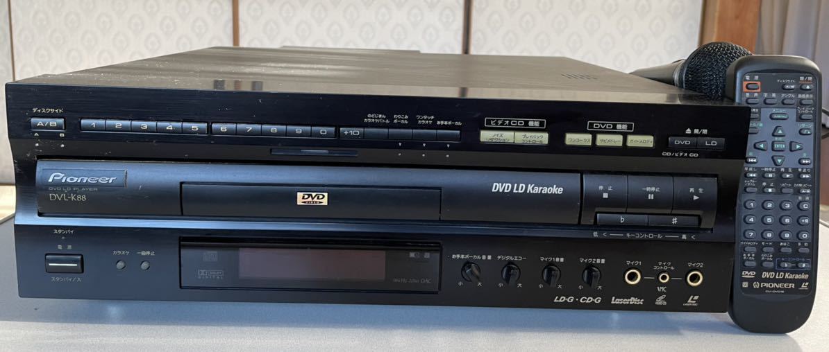 PIONEER パイオニア DVL-K88 カラオケLD/DVD/CDプレーヤー レーザー