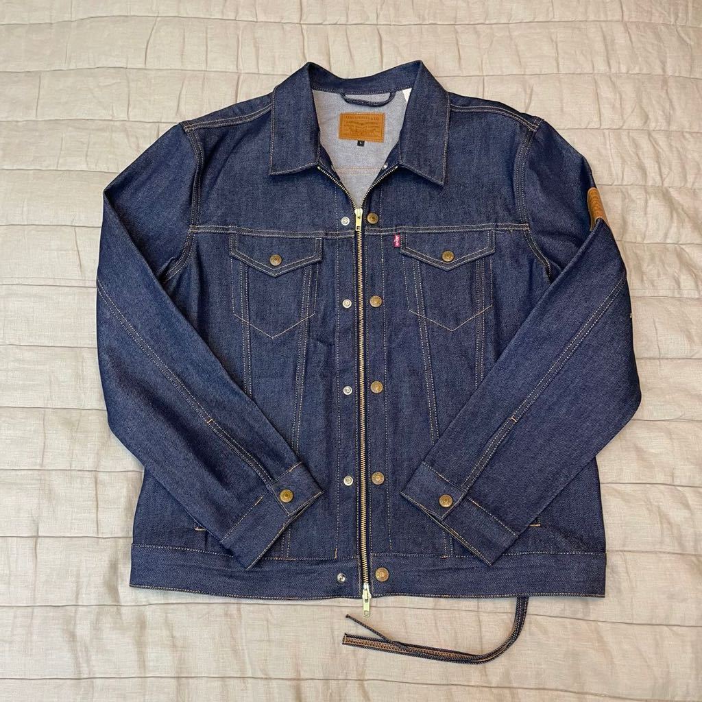 KITH × Levi's Raw Trucker Jacket Dark Indigo sizeL キス リーバイス