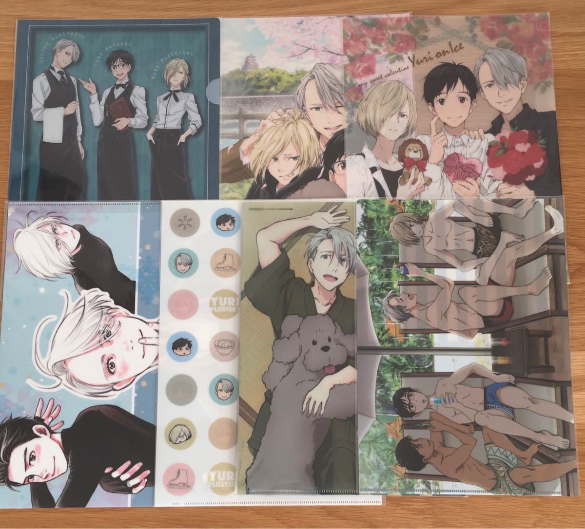 ユーリ!!! on ICE クリアファイル ポスター セット 14点セット クリア