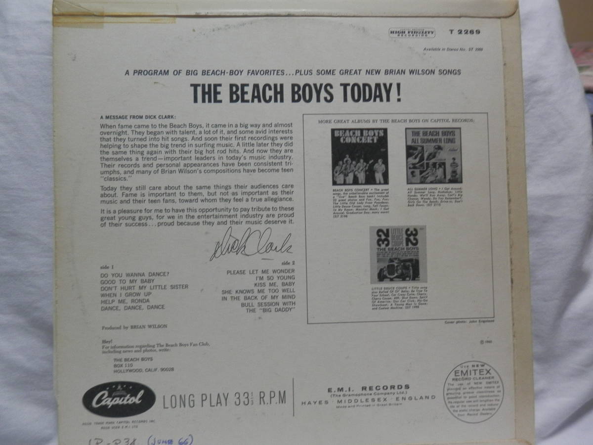 BOYS BEACH - Beach ) Sounds ビーチボーイズ The UKオリジナルモノ盤