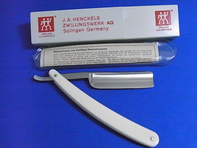未使用 ヴィンテージ 西洋剃刀 J.A.HENCKELS 250 SOLINGEN-GERMANY 