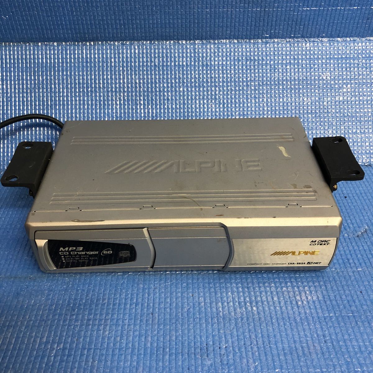 ALPINE CDオートチェンジャー CHA-S634 ALPINE CHA-S634 MP3対応 6連奏CDチェンジャー Ai-NET 中古 美品