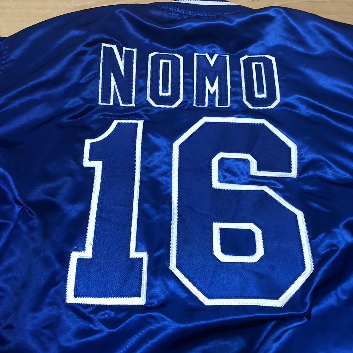 90s USA製 MLB LA ドジャース NOMO 野茂英雄 スタジャン L 【公式通販】