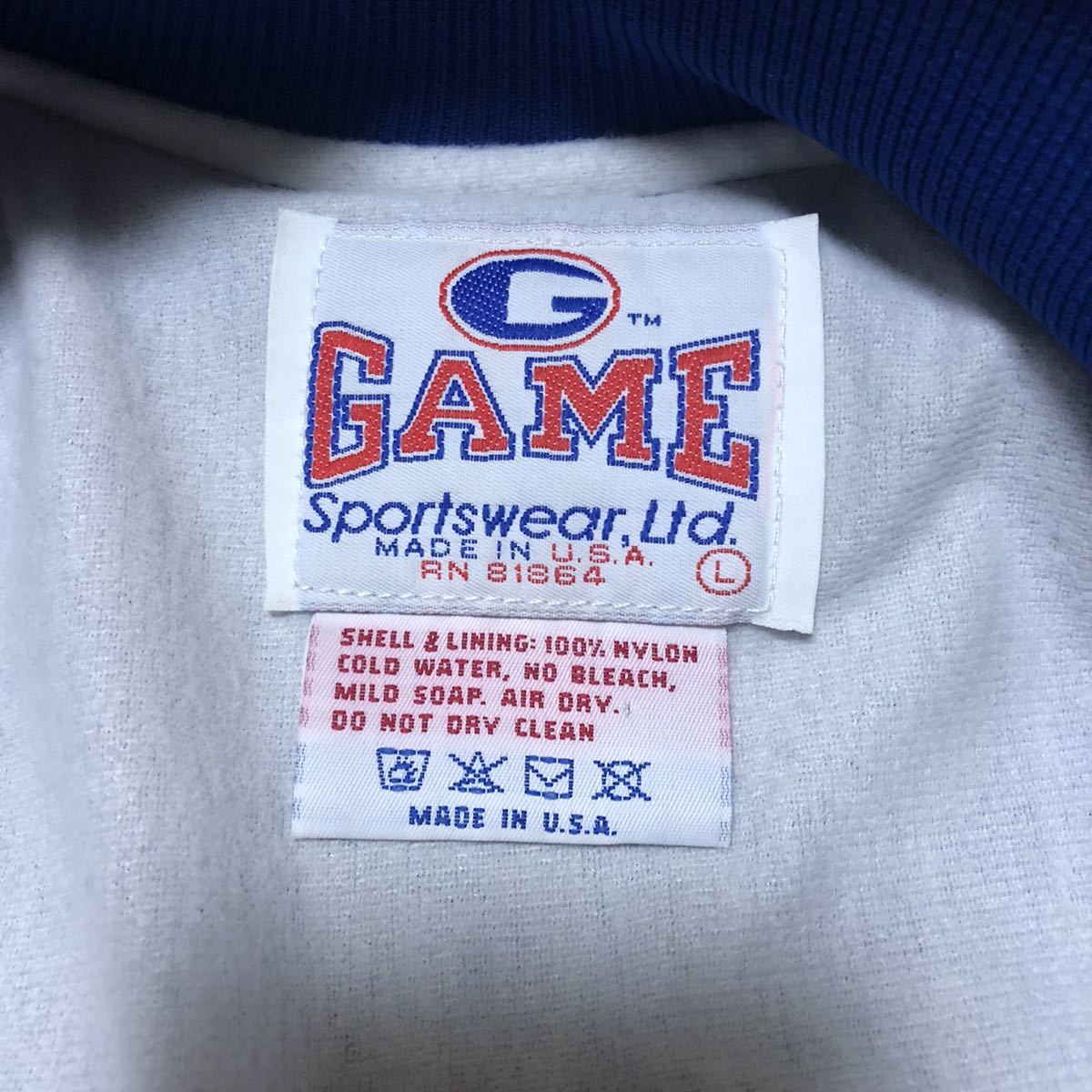 90s USA製 MLB LA ドジャース NOMO 野茂英雄 スタジャン L 【公式通販】