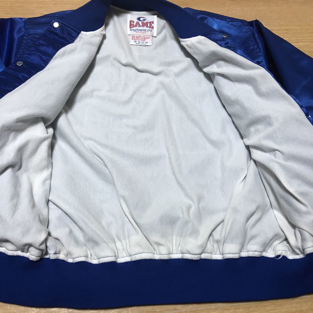 90s USA製 MLB LA ドジャース NOMO 野茂英雄 スタジャン L 【公式通販】