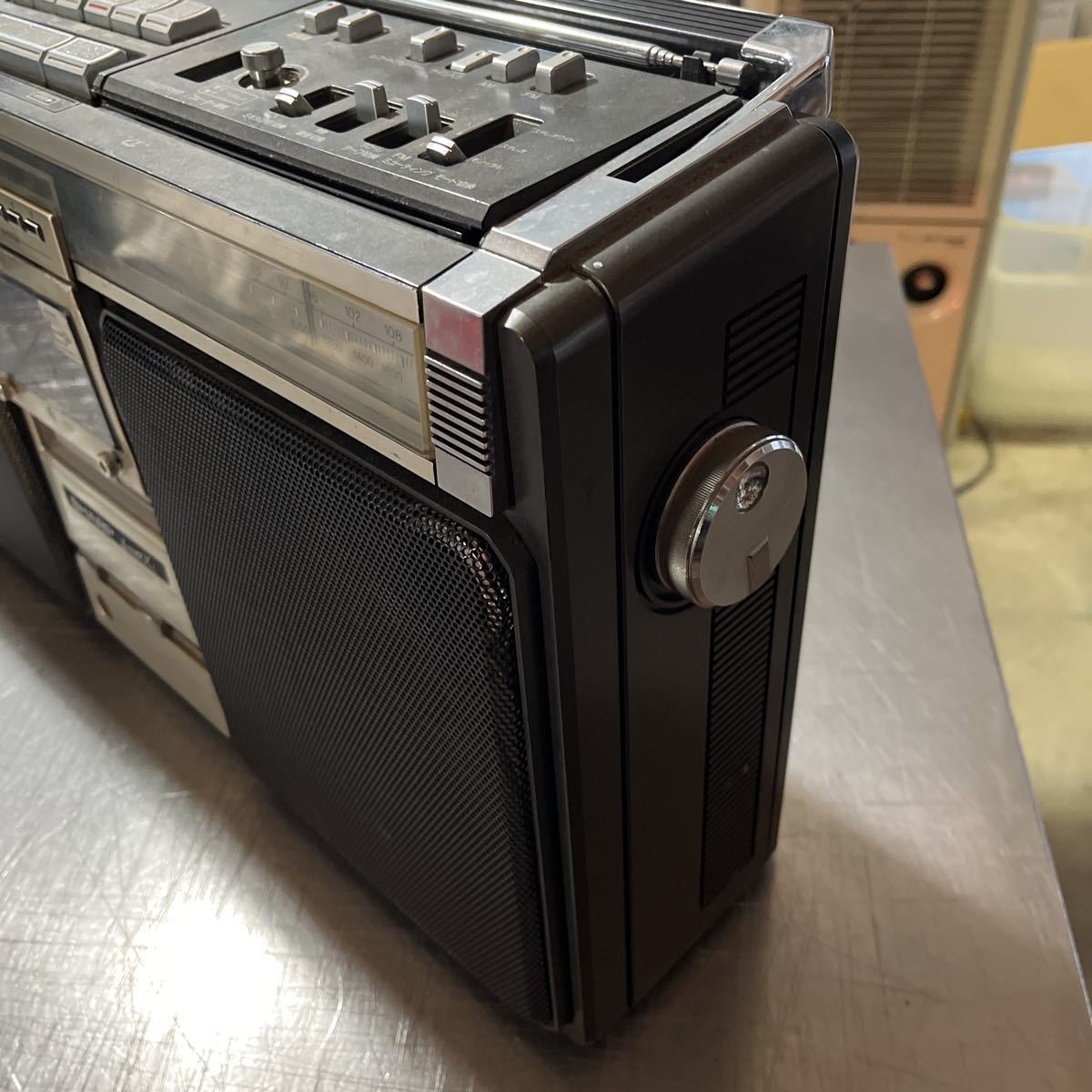 r2900 レトロ SHARP GF-505SB シャープ ラジオ付ステレオテープ