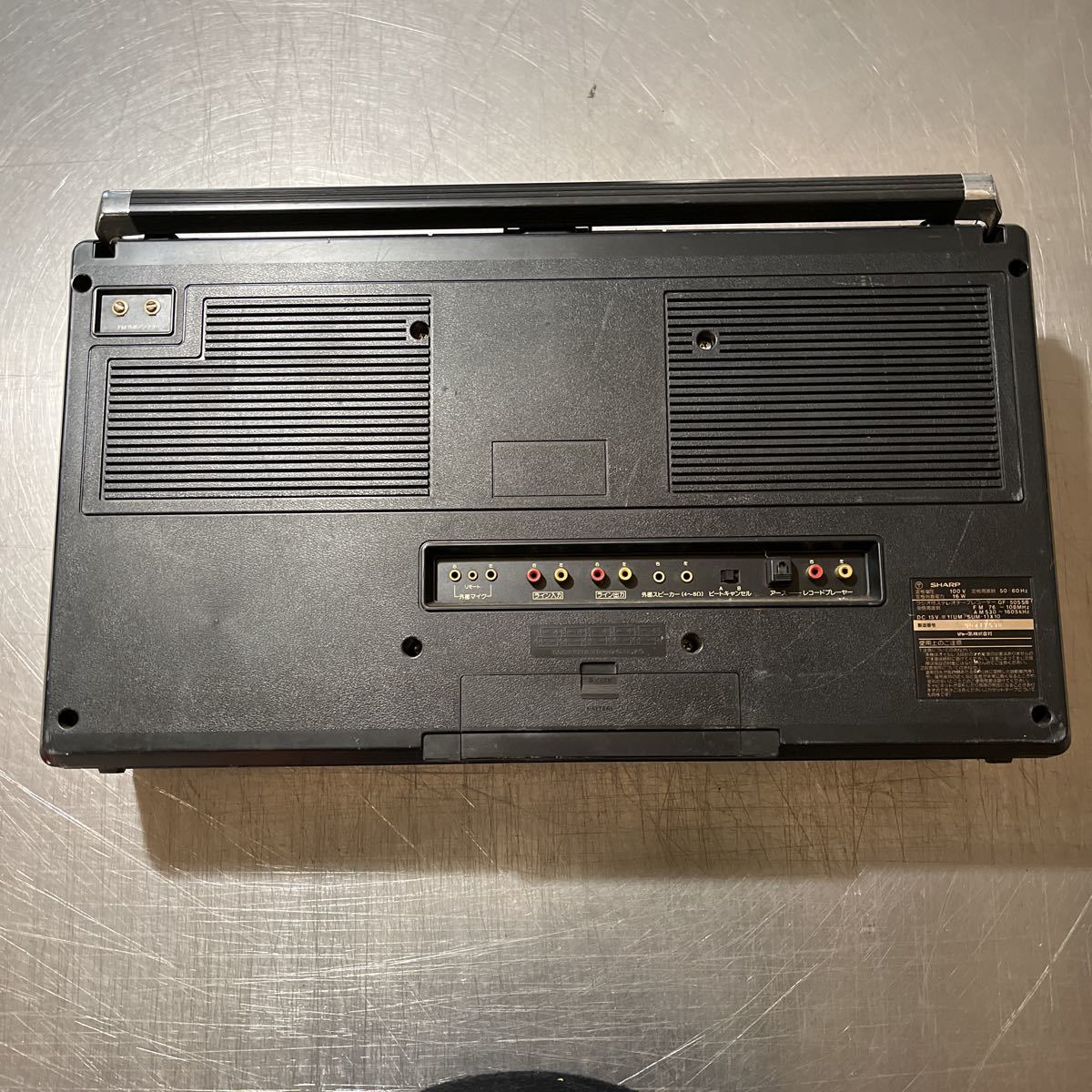 r2900 レトロ SHARP GF-505SB シャープ ラジオ付ステレオテープ