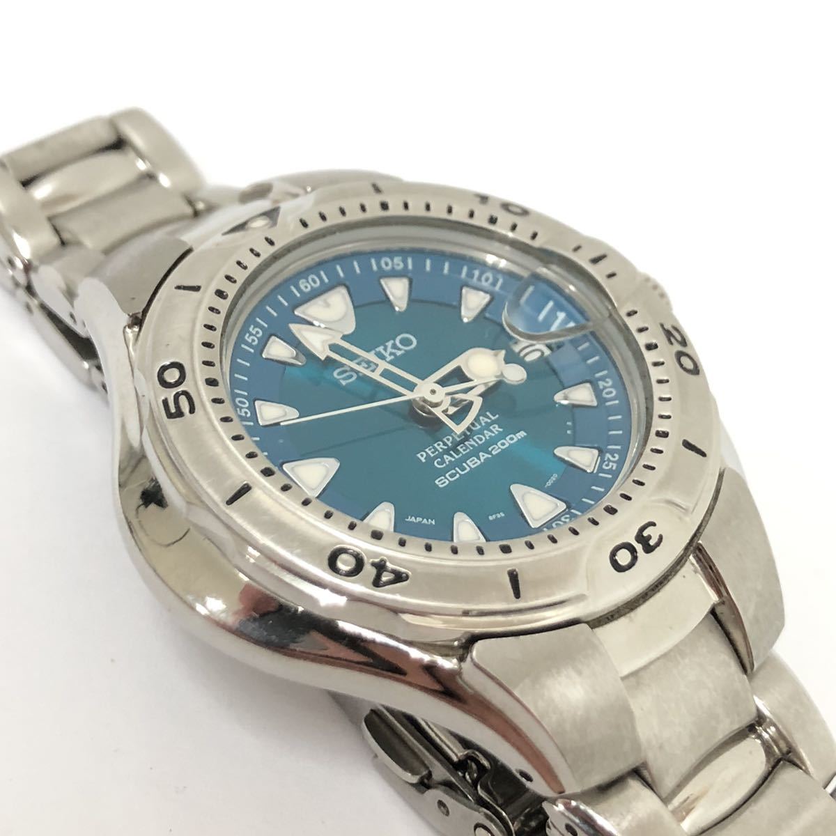 セイコー 8F35-0030 パーペチュアルカレンダー Diver 200m