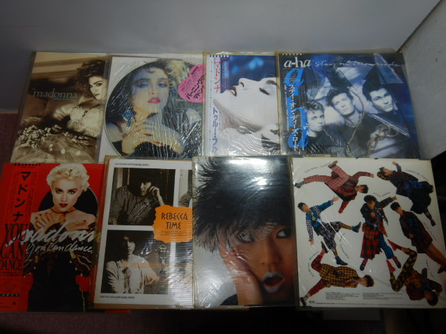 マドンナ　ダイアナ　他　洋楽　レコード　まとめ売り　11枚 ☆ 昭和レトロ LPレコード 43点 /マドンナ・中森明菜他 中森明菜 中古