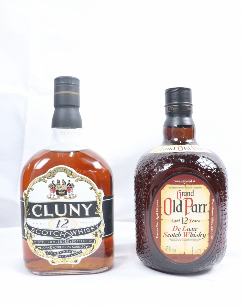 ト滝】 未開栓 Grand Old Parr 12年 グランドオールドパー CLUNY 