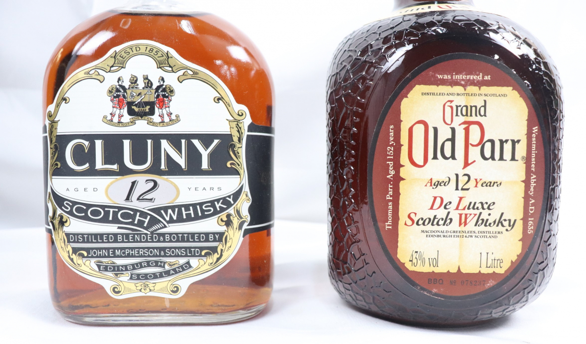 ト滝】 未開栓 Grand Old Parr 12年 グランドオールドパー CLUNY 