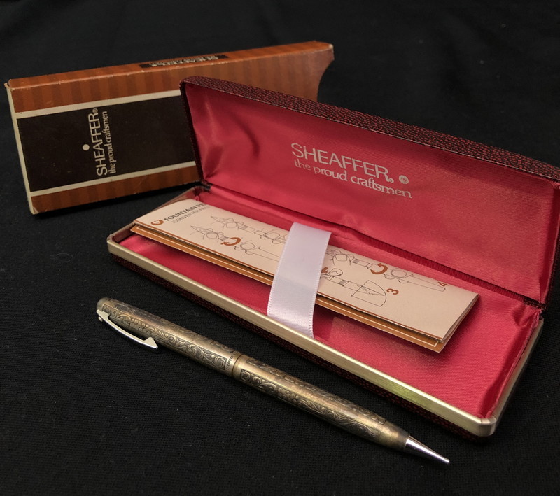 純銀 スターリングシルバーSHEAFFER ボールペン 受験御守り 詳細ページ