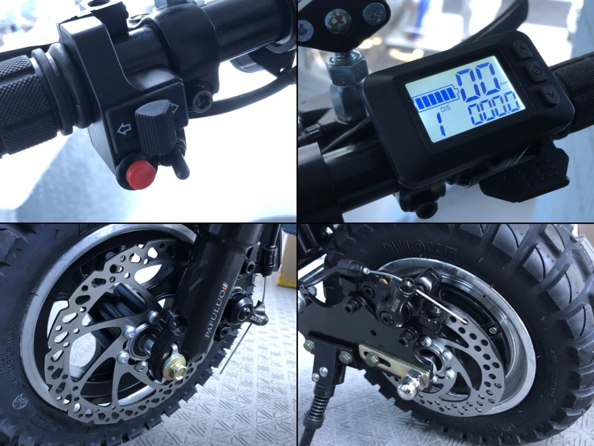 公道走行可能】最高速50km/h 原付2種 防水オフロード仕様 電動キック 