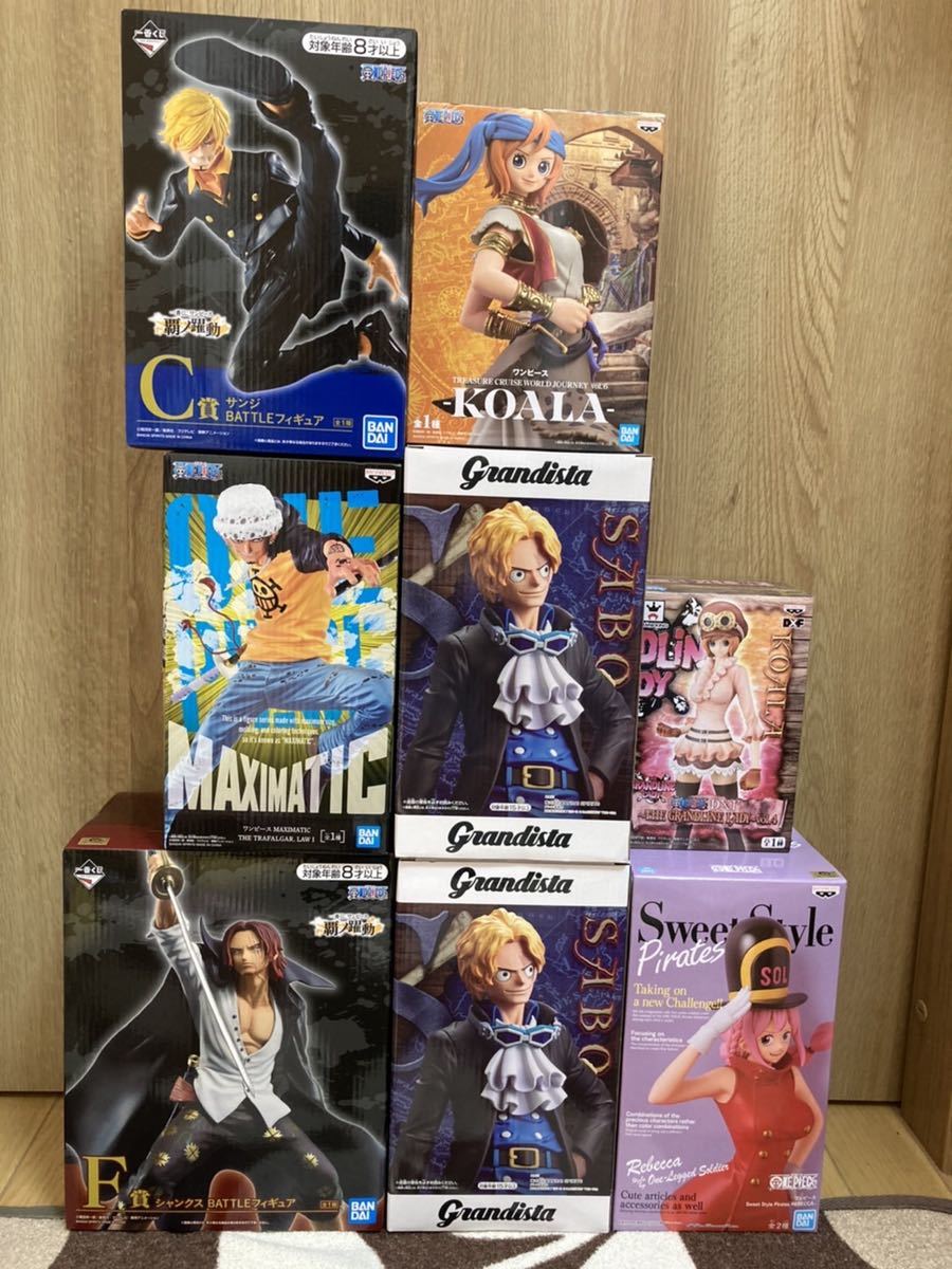 ONE PIECE ワンピース フィギュア サンジ サボ ロー シャンクス コアラ 