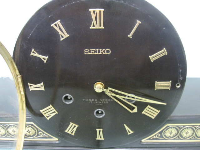 置時計 SEIKO 昭和レトロ 機械式 昭和レトロ SEIKO THREE CHIMES