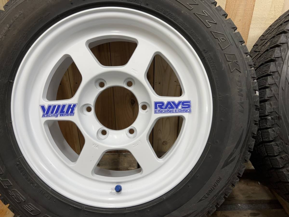 RAYS/レイズ TE37 16x7J +25 ホール：6穴 PCD139.7 冬タイヤ☆DM-V1 