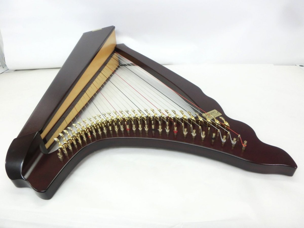 N-1869】1円 Angel Harl エンジェルハープ アイリッシュハープ 28弦