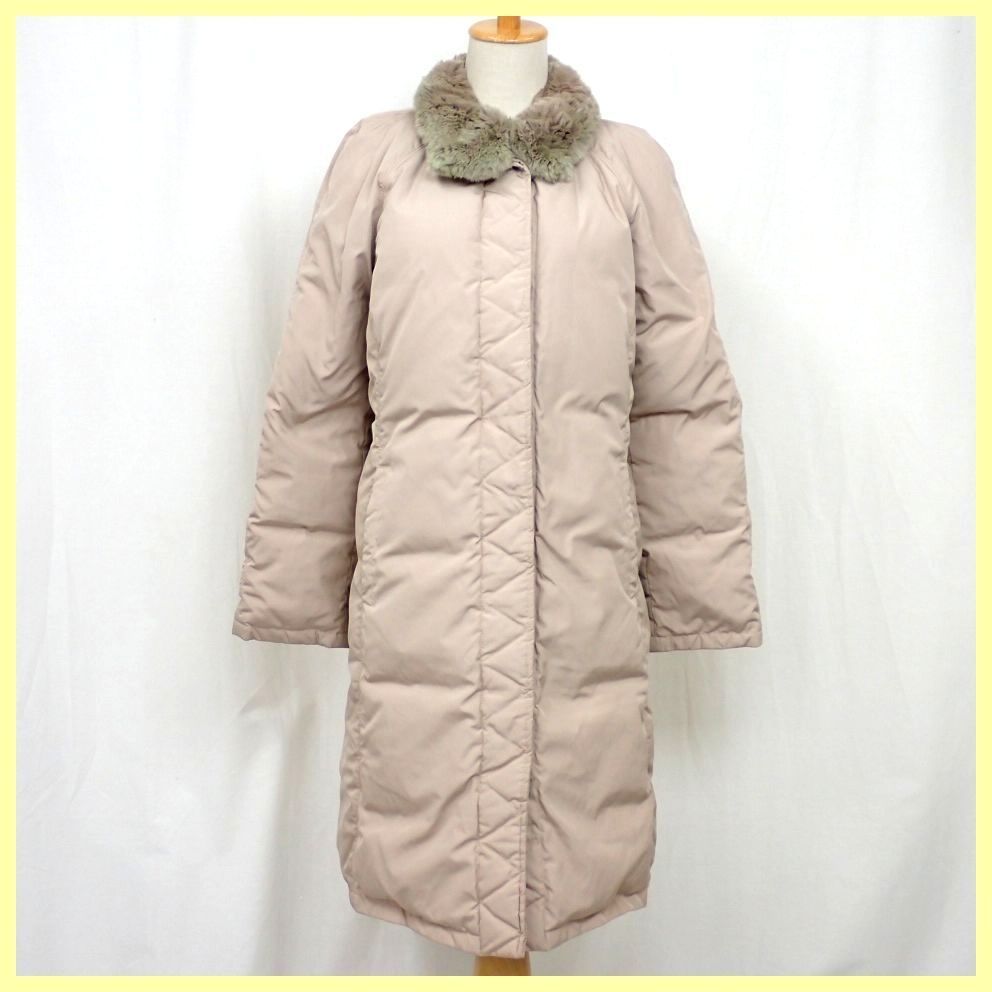 ◇MaxMara/マックスマーラ ファーカラー付き ダウンコート 40 