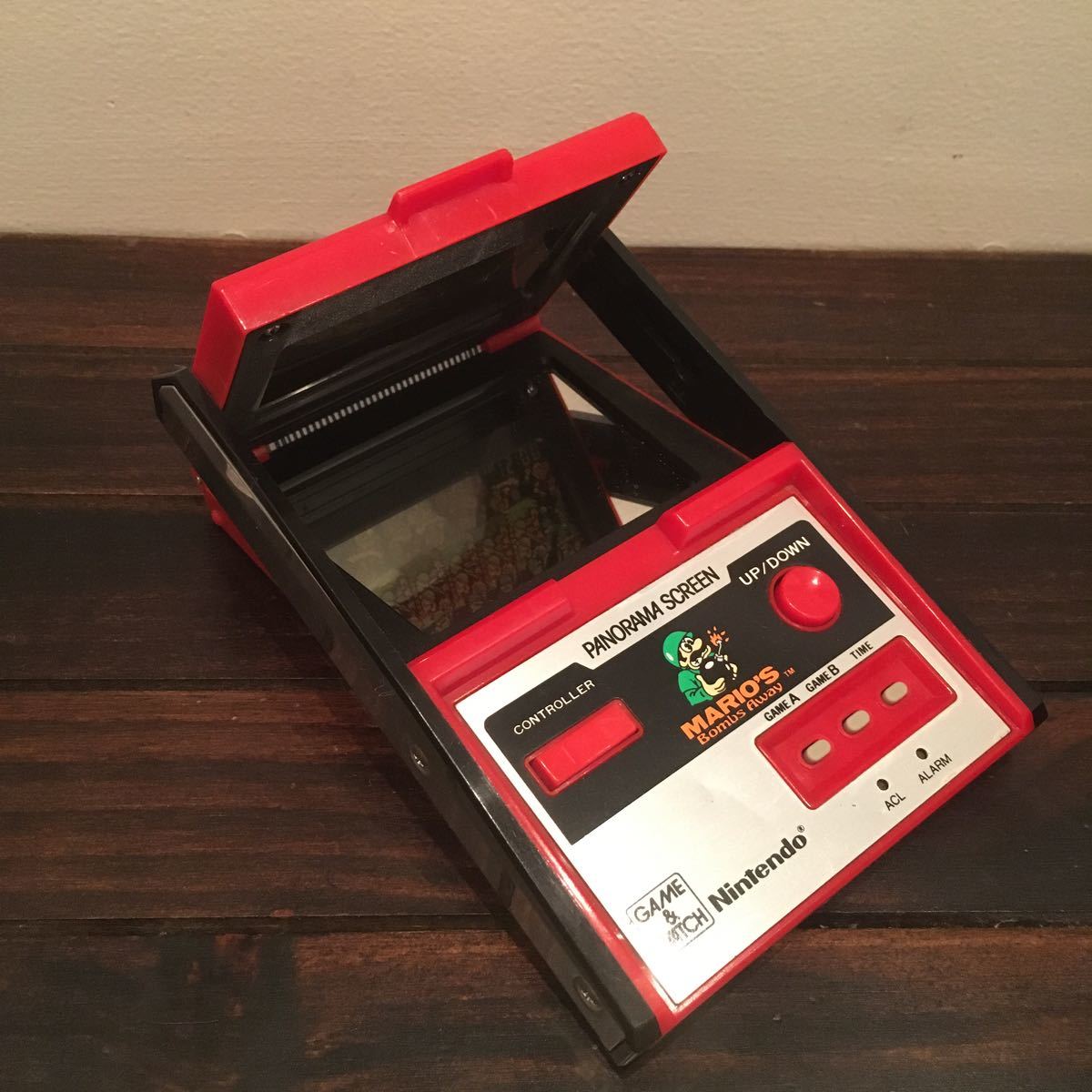ゲームウォッチ マリオズボムアウェイ ※激レア 超美品 任天堂