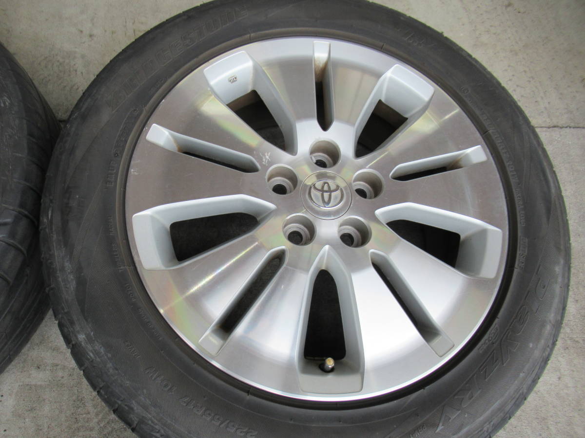 TOYOTA アルファード ANH10 ノーマルタイヤ＆ホイール 4本セット 225  