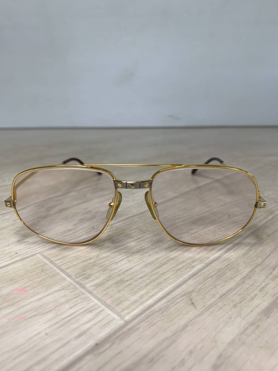 お買い得，大得価 Cartier カルティエ 眼鏡 メガネ サントス ゴールド ヴィンテージ メンズ ティアドロップ 度入り 2690(服飾小物)｜売買されたオークション情報、yahooの商品情報をアーカイブ公開 - オークファン 服飾小物