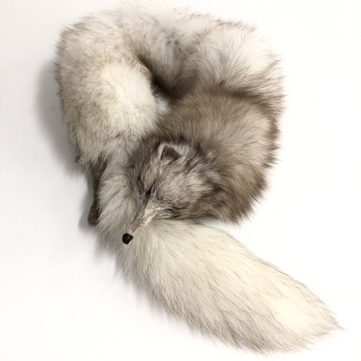 いたち ファー 毛皮 マフラー ショール えりまき イタチ 顔つきティ 