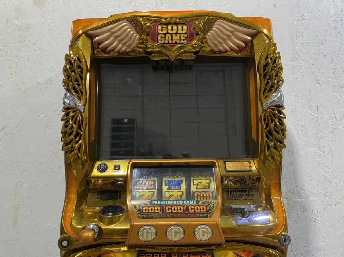 1円 パチスロ実機 ユニバーサルブロス ミリオンゴッド 神々の凱旋 5 