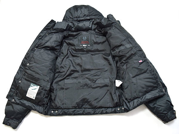 ベルスタッフ BELSTAFF□フード付きダウンジャケット M グースダウン 