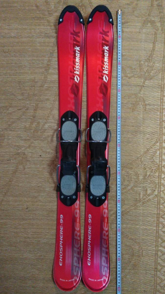 キスマーク 美品キスマークKISSmarkショートスキー(99cm)送料格安