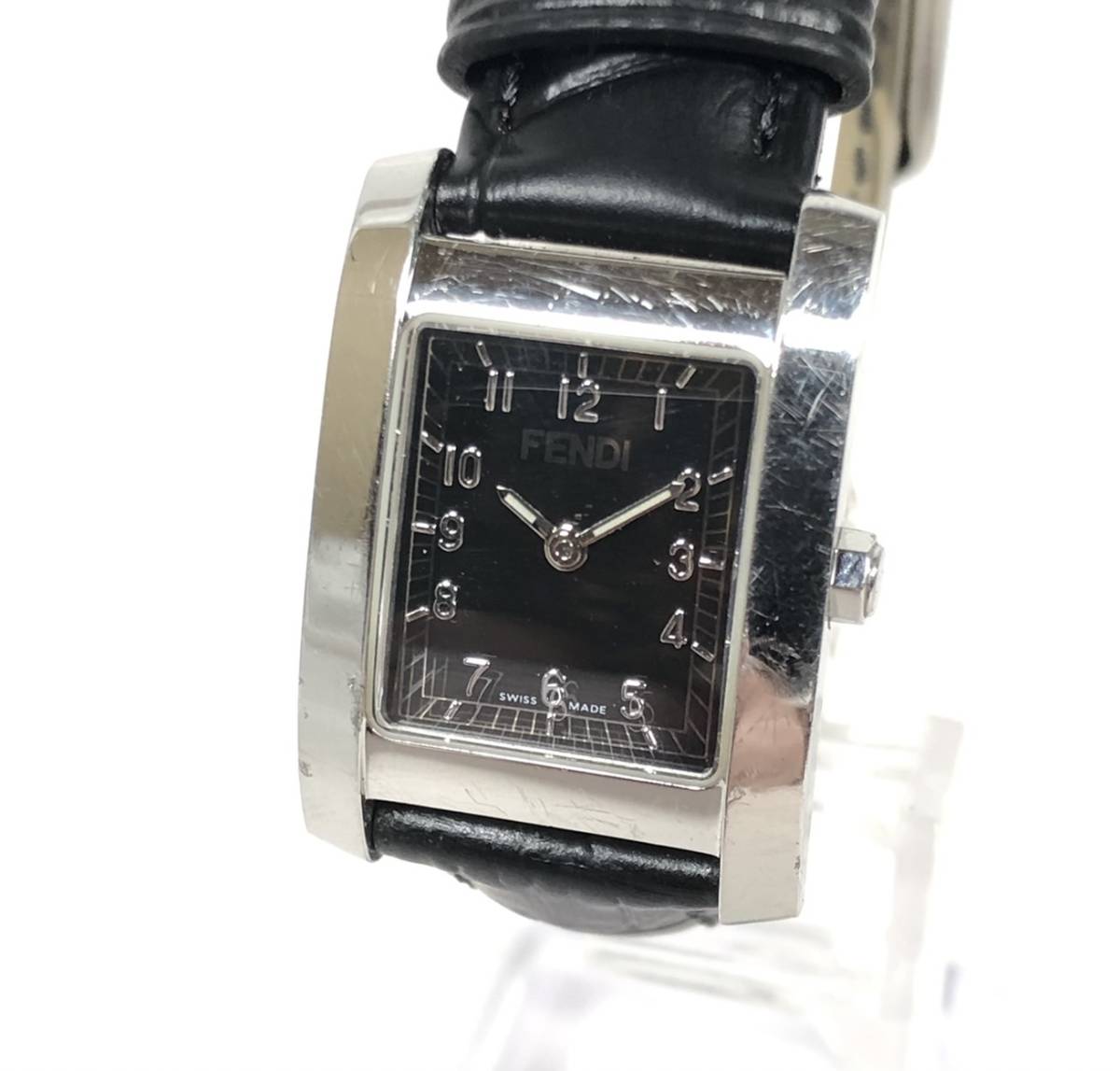 FENDI レディース腕時計 黒文字盤 クォーツ時計 FENDI MY WAY フェンディ レディース 時計 MayWay マイウェイ クォーツ