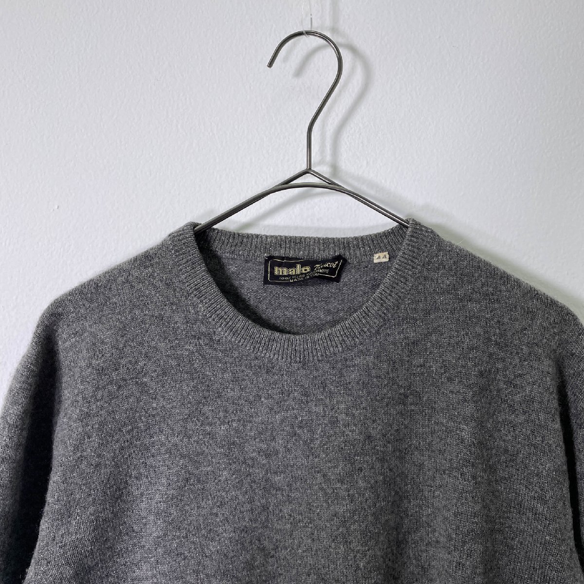 イタリア製!! カシミヤ100％◇なめらか肌触り◇malo tricot カシミア 