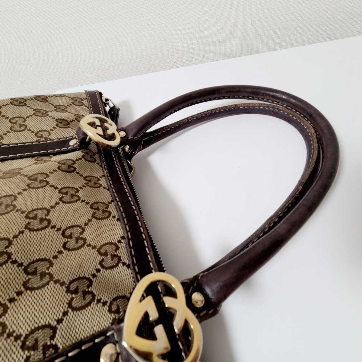 グッチ GUCCI GGキャンバス GG柄 長財布 ラブリーハート ハート レザー ハンドバッグ キャンバス×レザー ハートビット Wホック ホワイト バッグGUCCI キャンバス 245727の買取実績