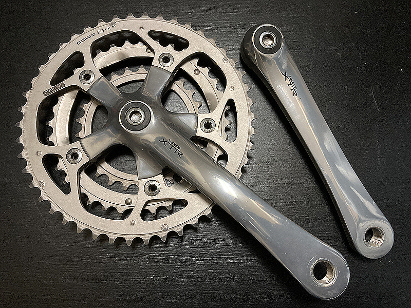 美品○初代XTR FC-M900 クランクセット ビンテージ 可動品 ビンテージ