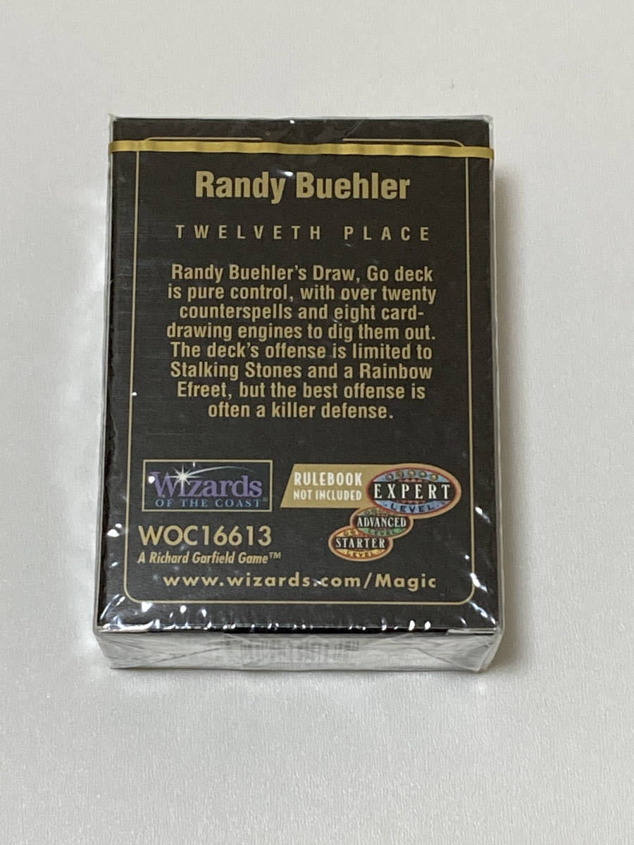 MTG World Championships Seattle 1998 Randy Buehler デッキ マジック 