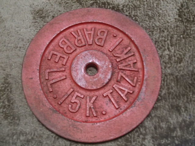 TAZAKI BARBEL 15kg 2枚 TAZAKI プレート タザキ 0 40kgセット 1.25X4枚