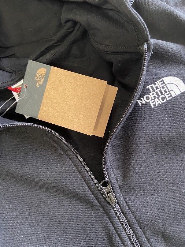 売切１円～新品正規品☆THE NORTH FACE ノースフェース☆裏起毛ジップアップ パーカ☆ブラック☆Lサイズ