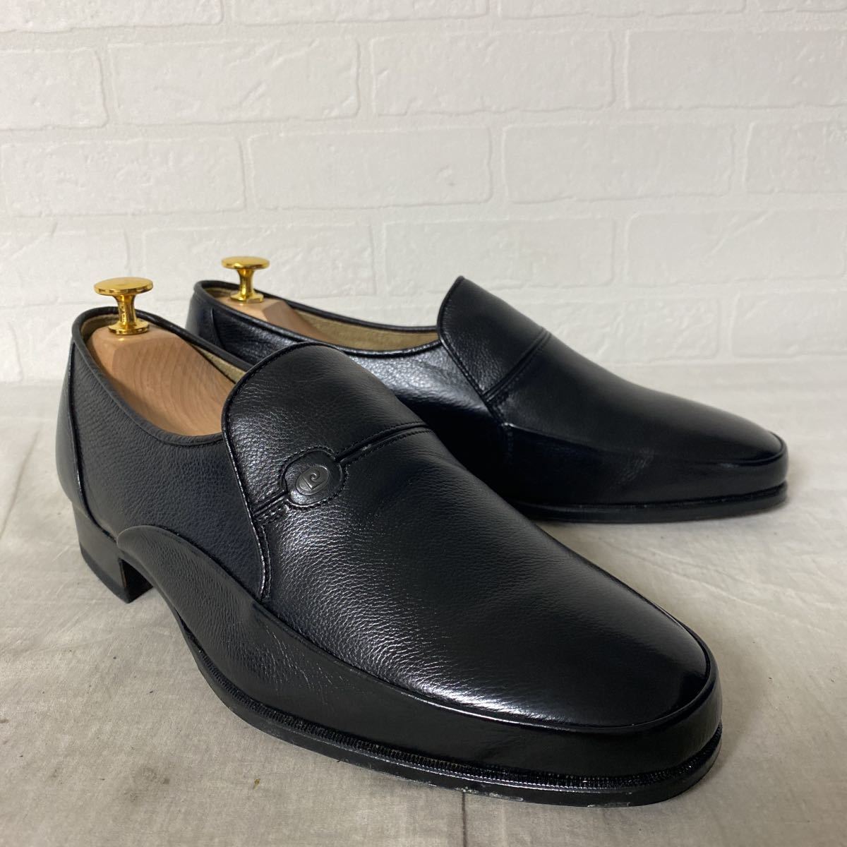 2383☆ pierre cardin ピエールカルダン スリッポン ローファー レザー 