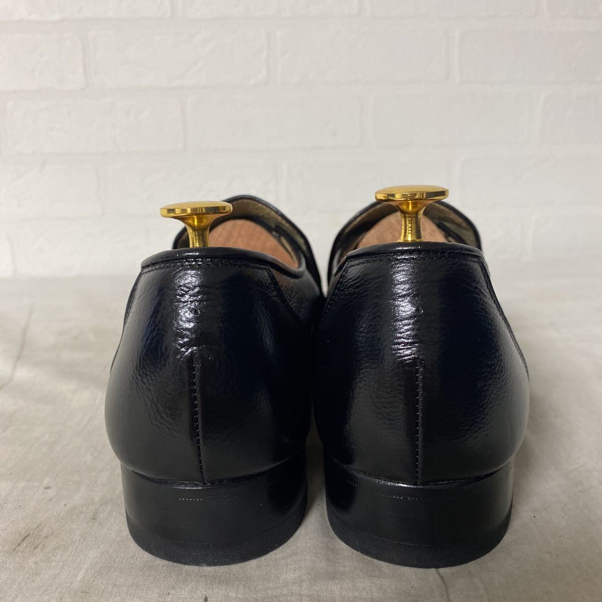 2383☆ pierre cardin ピエールカルダン スリッポン ローファー レザー 