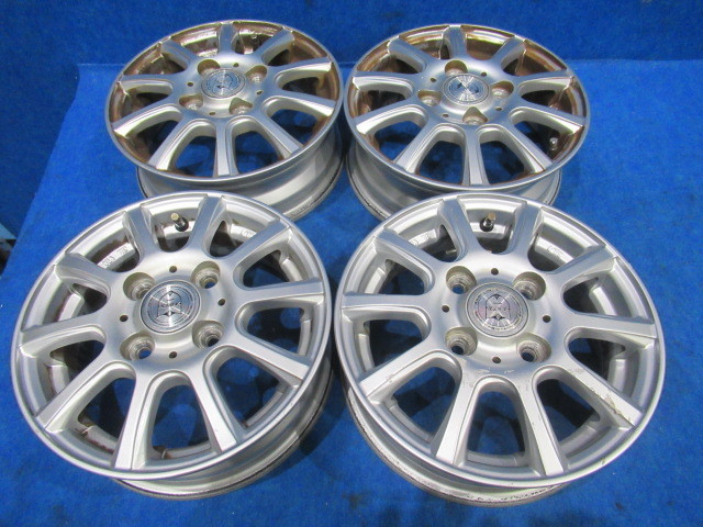 JOKER 12インチ アルミホイール 12X4J +42 PCD100 4H 4穴 中古 【公式