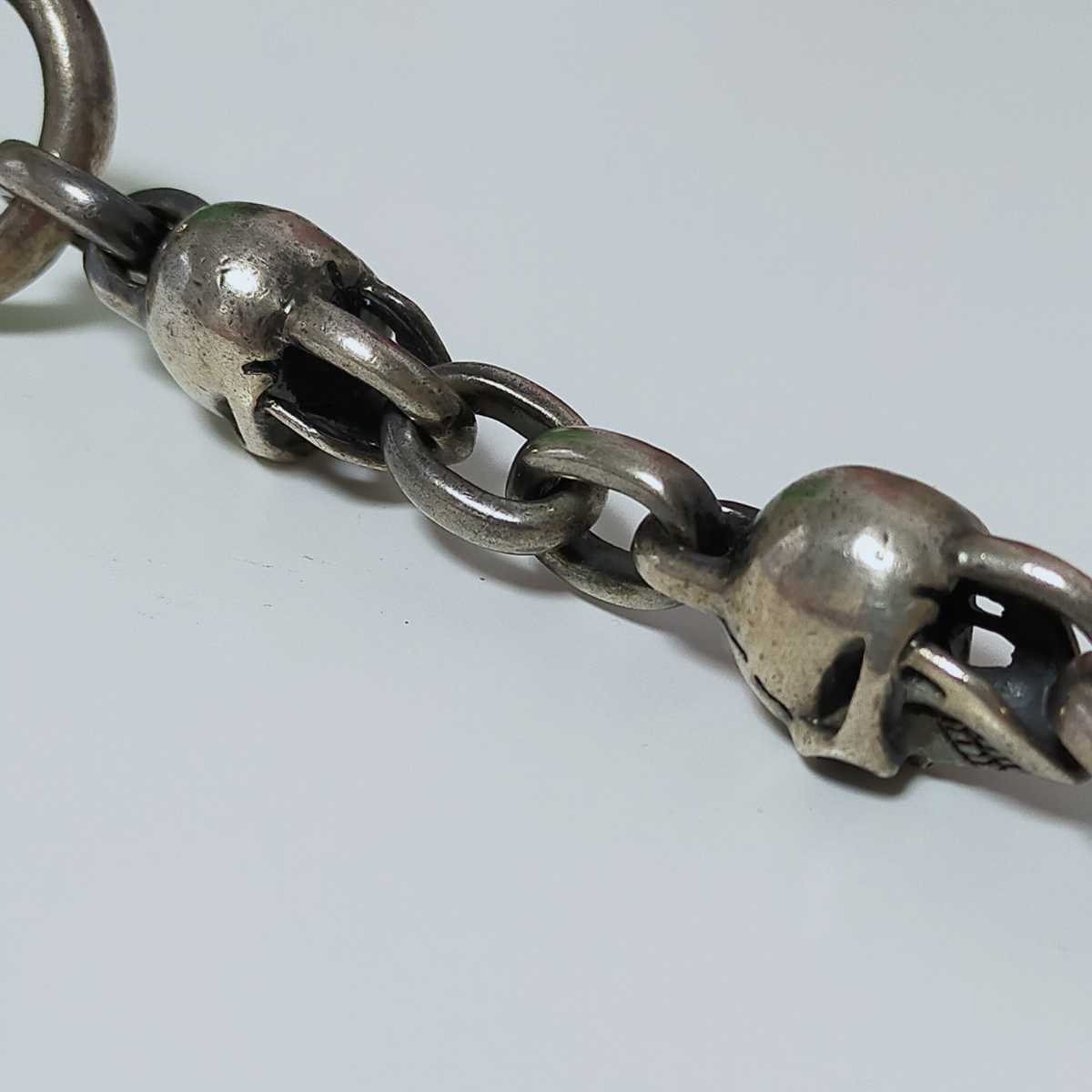 silver horses シルバーホース 13スカル ウォレットチェーン silver925