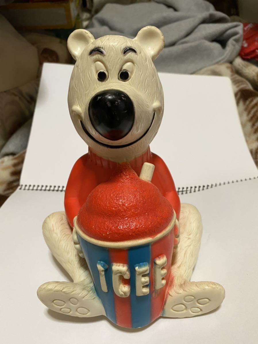 ヴィンテージ ICEE アイシーベア キャラクター貯金箱 1970年代