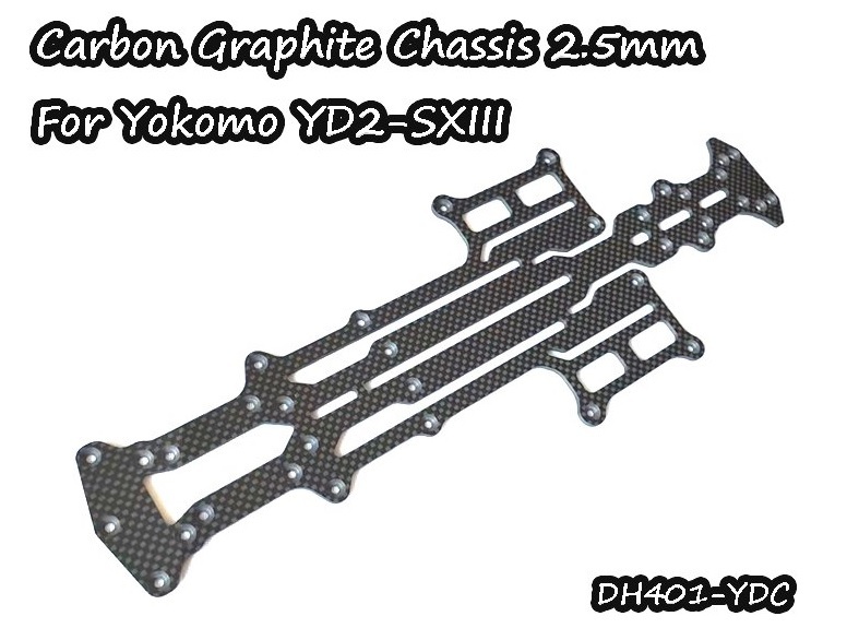 YD-2SXIII カーボンロアデッキ アッパーデッキ付き 中古 ヨコモYD-2E