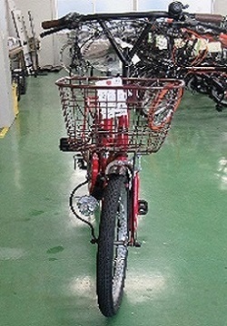 『現地引渡し、現金払い限定』　高槻市の放置自転車対策リサイクル販売　No.１４　LUSCIOOSA720_2