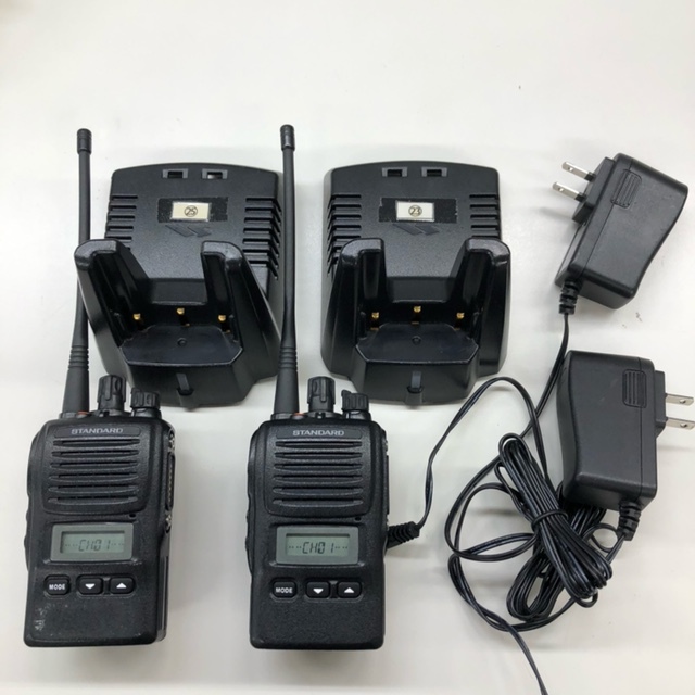 VX-581UCAT 2台セット スタンダード アナログ トランシーバー 無線機
