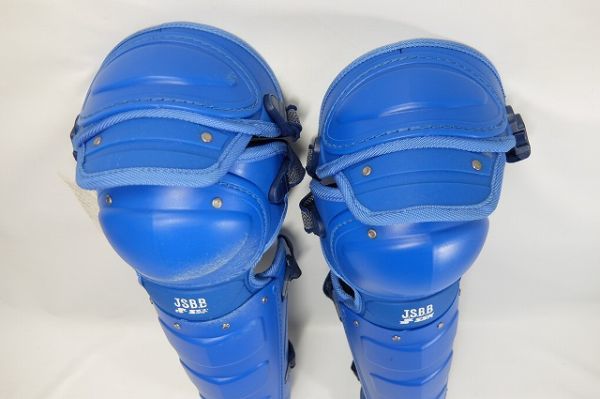 【SSK】軟式プロテクター＆レガーズセット　ブルー SSK キャッチャー プロテクター セット タグ付き1度だけ使用 SSK