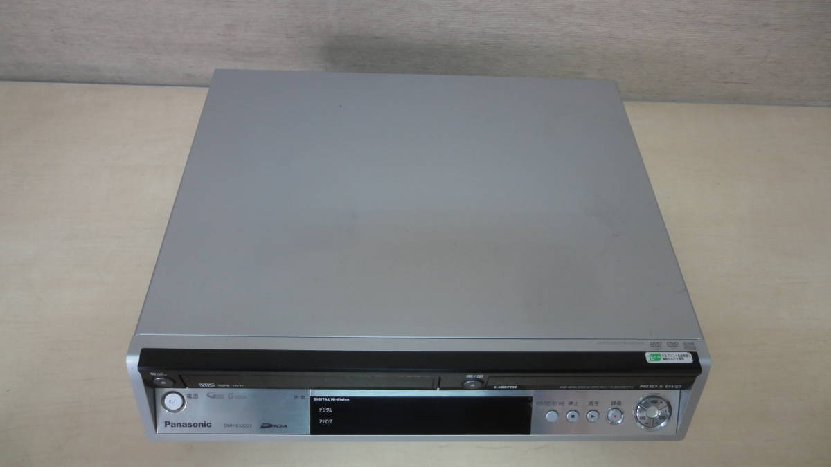 Panasonic DMR-EX200V HDD/DVD/ビデオ一体型レコーダー Panasonic DMR-EX200V HDD搭載VHS/DVD一体型 レコーダー 現状品 動作
