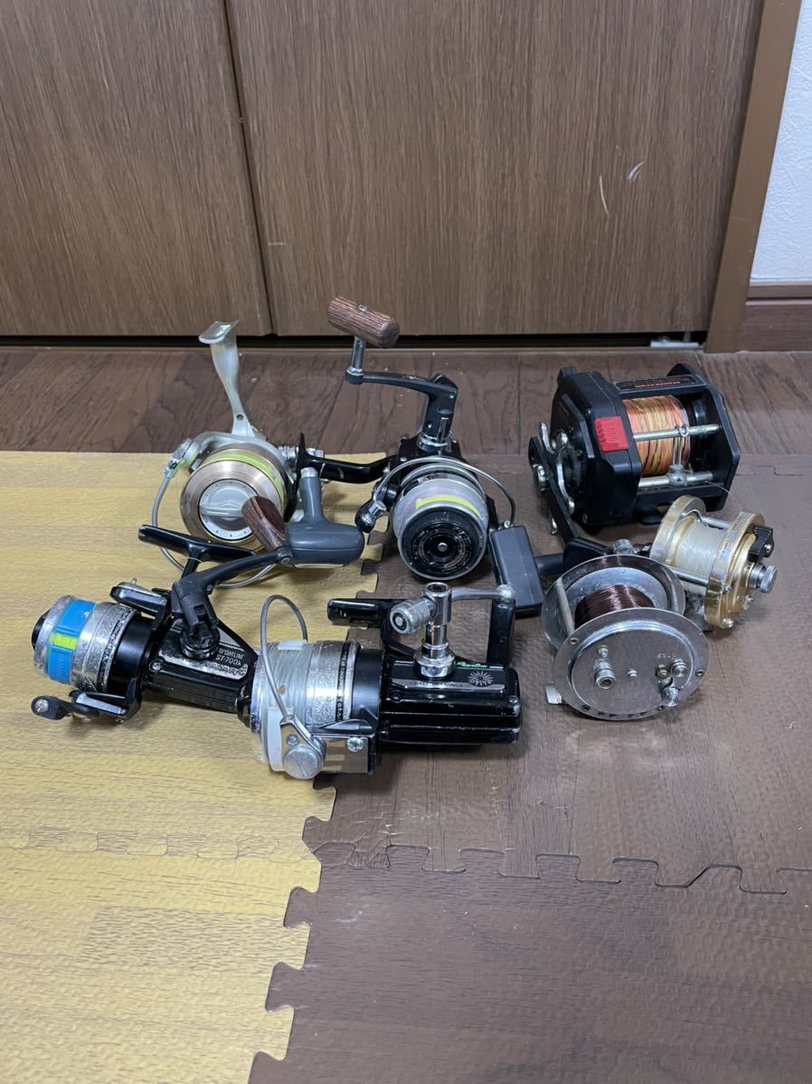【希少・当時物】釣具リール 7点まとめ売り（オリムピック・ダイワ 他） 希少・当時物】釣具リール 7点まとめ売り（オリムピック・ダイワ 他