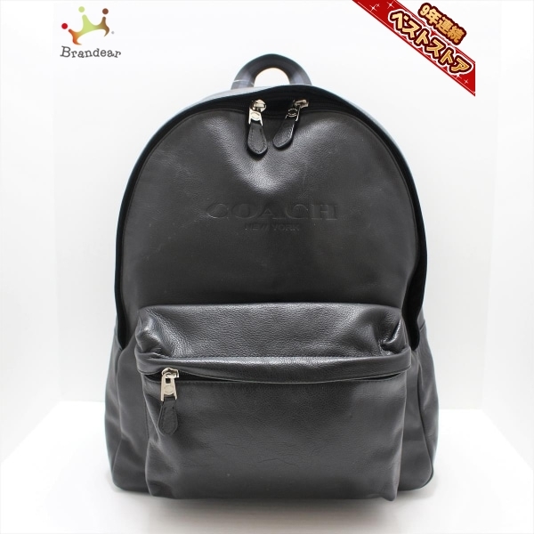 コーチ F54786 COACH チャールズ ブラック レザー バックパック