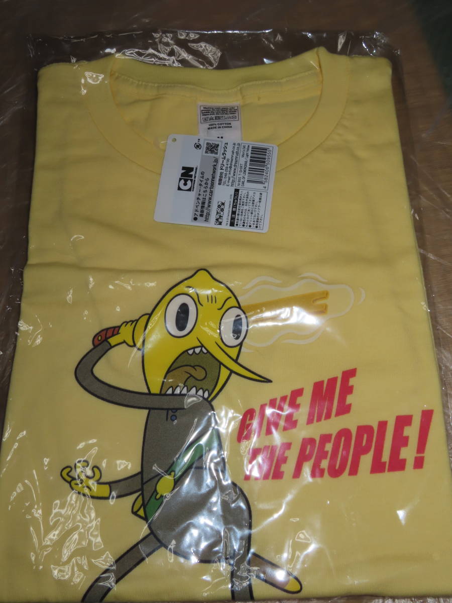 ネコポス可 アドベンチャー タイム Tシャツ レモングラブ 黄色 12 Mサイズ 品 Mサイズ 売買されたオークション情報 Yahooの商品情報をアーカイブ公開 オークファン Aucfan Com