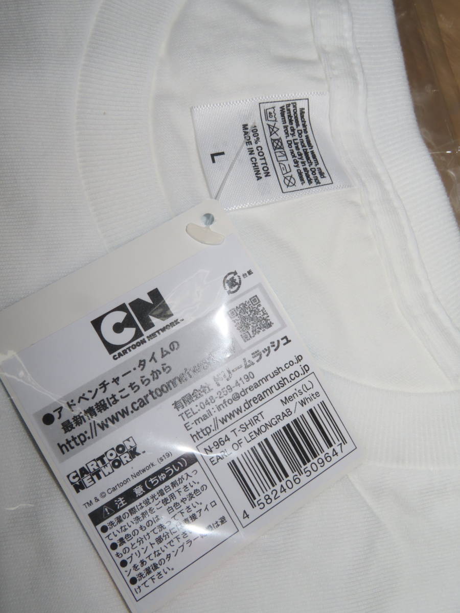 ネコポス可 アドベンチャー タイム Tシャツ レモングラブ 白色 22 Lサイズ 品 Lサイズ 売買されたオークション情報 Yahooの商品情報をアーカイブ公開 オークファン Aucfan Com